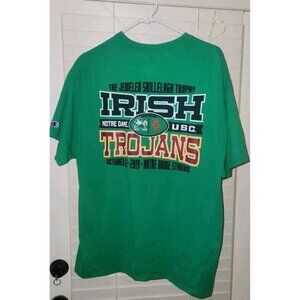 2019 USC at NOTRE DAME green shirt 10/12/19 adult XL preowned.................B8